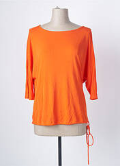 Top orange OUI pour femme seconde vue