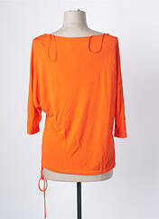 Top orange OUI pour femme seconde vue