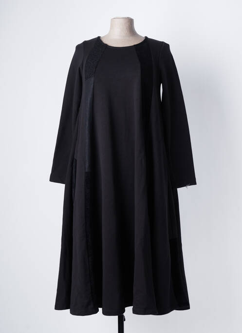 Robe mi-longue noir URBAN BY ALEMBIKA pour femme