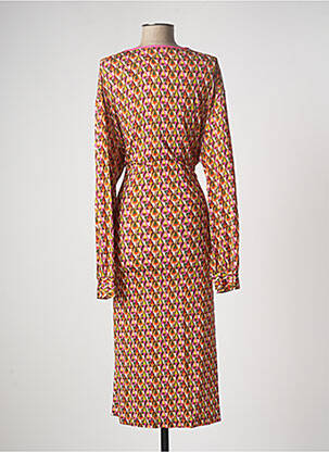 Veste kimono manches longues orange PAME CARRIONI femme
