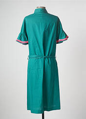 Robe mi-longue vert PAME CARRIONI pour femme seconde vue