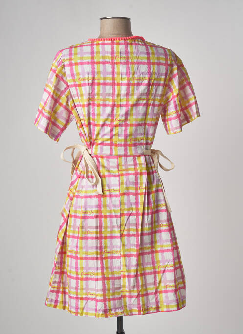 Robe courte rose PAME CARRIONI pour femme