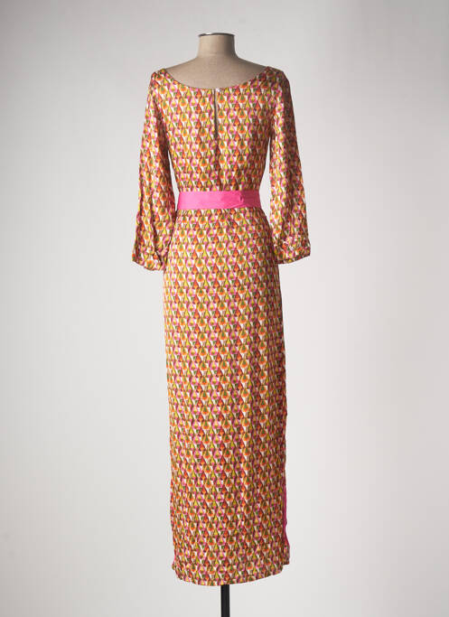 Robe longue orange PAME CARRIONI pour femme