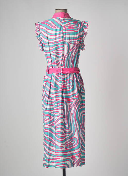 Robe mi-longue bleu PAME CARRIONI femme