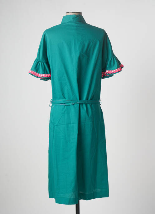 Robe mi-longue vert PAME CARRIONI pour femme