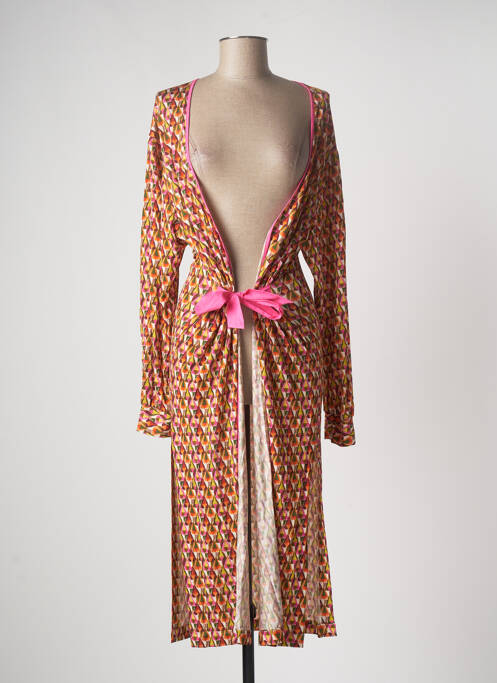 Veste kimono orange PAME CARRIONI pour femme