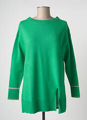 Pull tunique vert PAME CARRIONI pour femme seconde vue