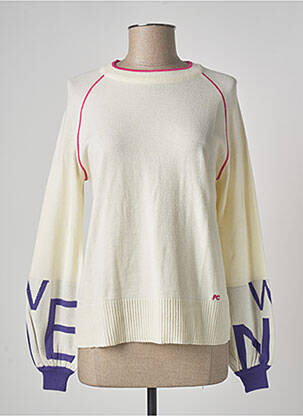 Pull beige PAME CARRIONI pour femme