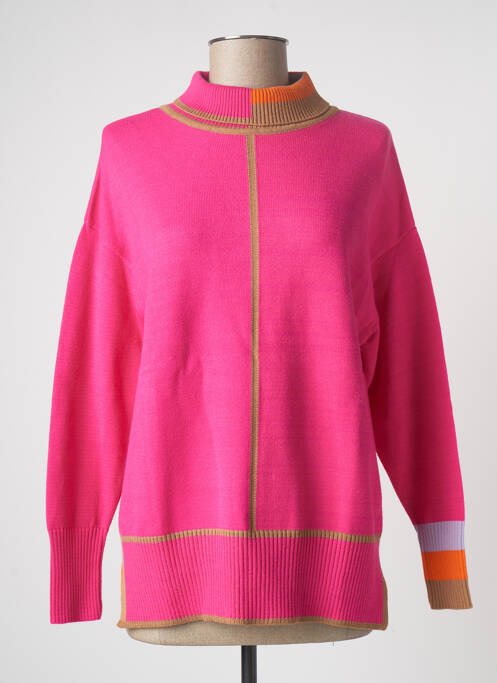 Pull rose PAME CARRIONI pour femme