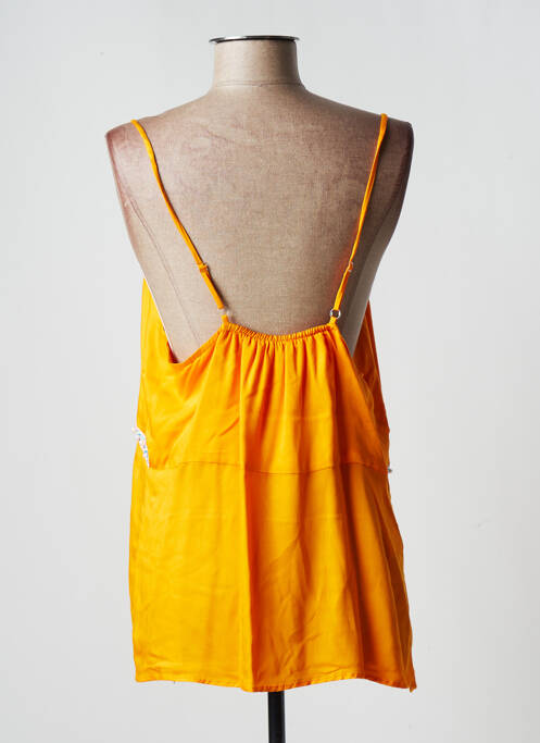 Top orange PAME CARRIONI pour femme