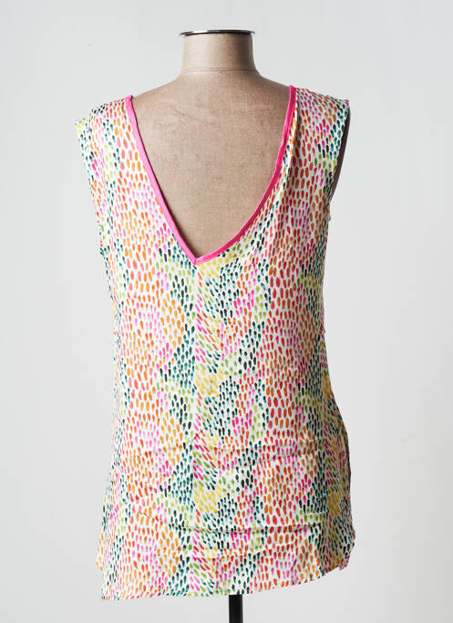 Top rose PAME CARRIONI pour femme