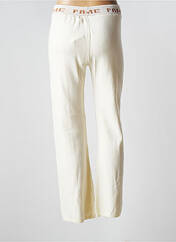 Pantalon large beige PAME CARRIONI pour femme seconde vue