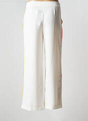 Pantalon large blanc PAME CARRIONI pour femme seconde vue