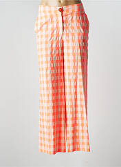 Pantalon large orange PAME CARRIONI pour femme seconde vue