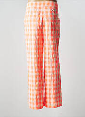 Pantalon large orange PAME CARRIONI pour femme seconde vue