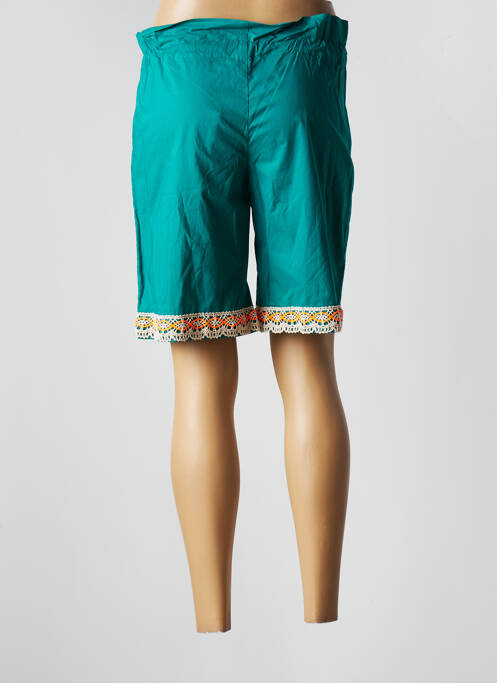 Bermuda vert PAME CARRIONI pour femme