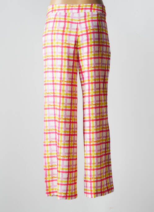 Pantalon large rose PAME CARRIONI pour femme
