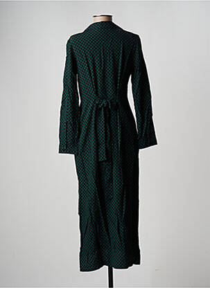 Robe mi-longue manches longues manches longues vert NICE THINGS femme
