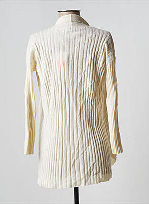 Gilet manches longues manches longues beige MARIA BELLENTANI femme
