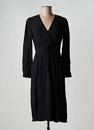 Robe mi-longue noir INDI & COLD pour femme