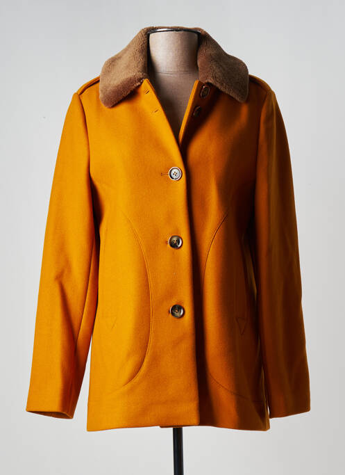 Manteau court jaune TRENCH & COAT pour femme