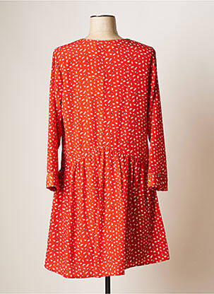 Robe courte manches longues manches longues gris CHERRY PARIS femme