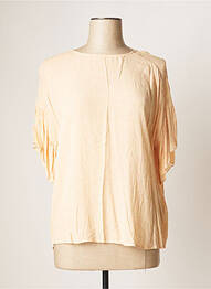 Top coupe fluide manches 3/4 orange YAYA femme