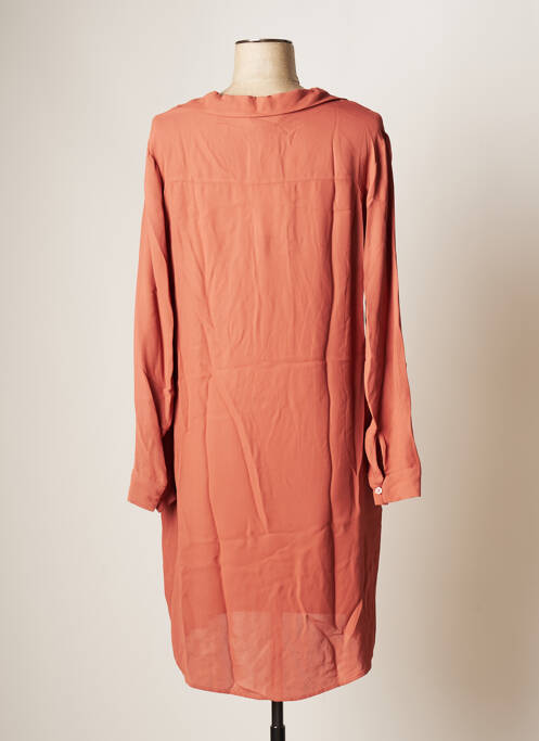 Robe mi-longue orange YAYA pour femme