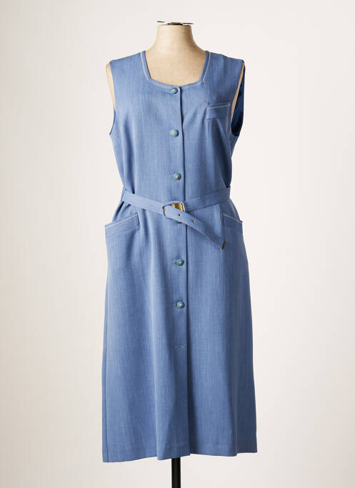 Robe mi-longue bleu GEVANA pour femme