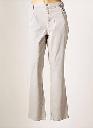 Pantalon slim taille élastique taille normale gris TBS femme