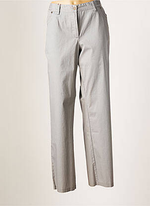 Pantalon droit gris JAC JAC pour femme