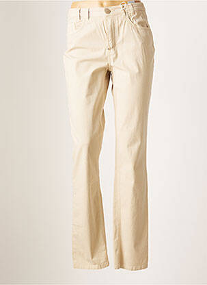 Pantalon slim beige TBS pour femme