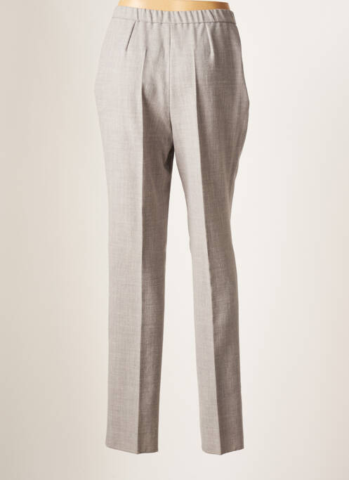 Pantalon droit gris GEVANA pour femme