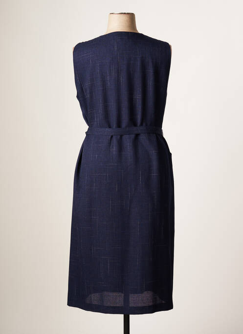 Robe mi-longue bleu GEVANA pour femme