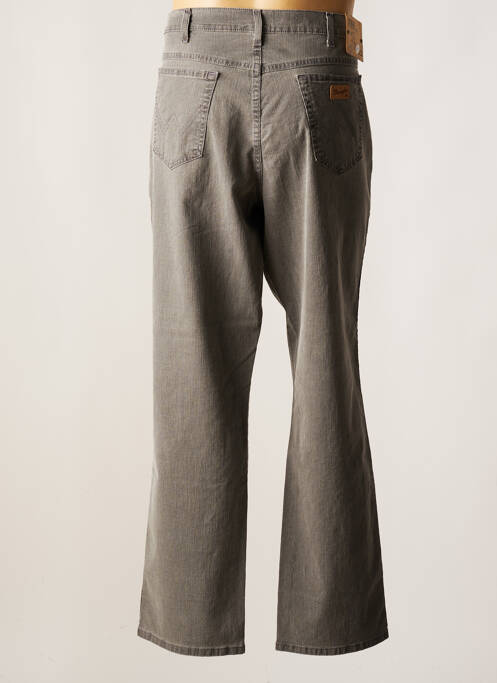 Pantalon droit gris WRANGLER pour homme