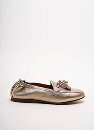 Mocassins chiquet talon plat jusqu'à 3cm beige ADIGE femme