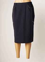 Jupe mi-longue taille normale bleu FRANCOISE F femme