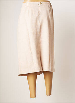Jupe mi-longue coupe droite beige FRANCOISE F femme