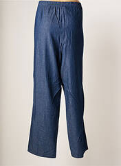 Pantalon droit bleu FRANCOISE F pour femme seconde vue