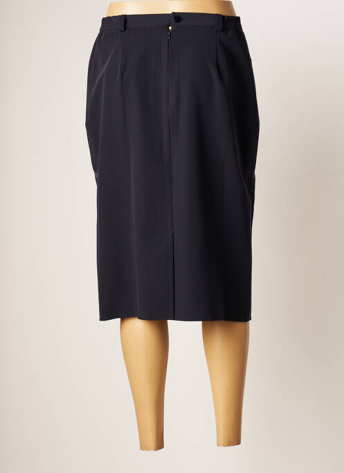 Jupe mi-longue taille normale bleu FRANCOISE F femme