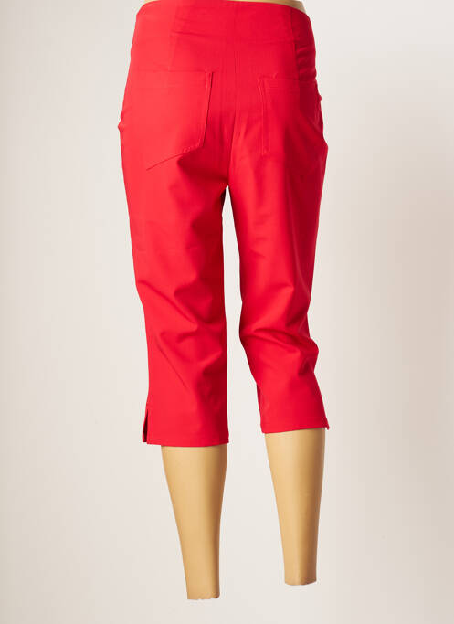 Pantacourt rouge BARANDI pour femme