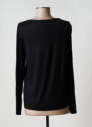 Polo manches longues manches longues noir MISSING JOHNNY femme