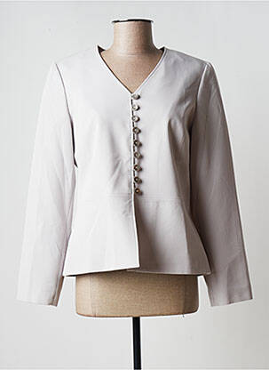 Veste chic poches gris FRANCOISE DE FRANCE femme