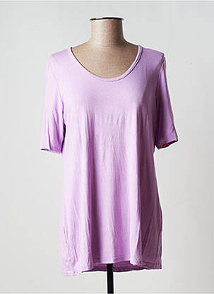 T-shirt violet ONE O ONE pour femme
