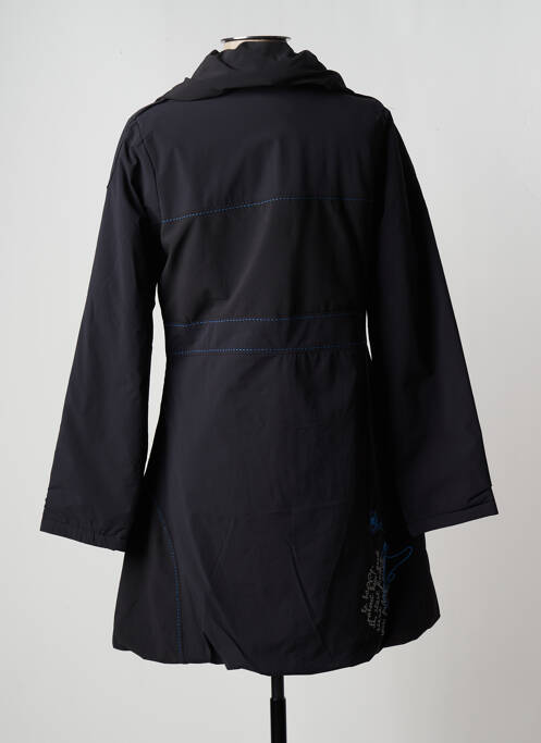 Manteau long noir SIDECAR pour femme