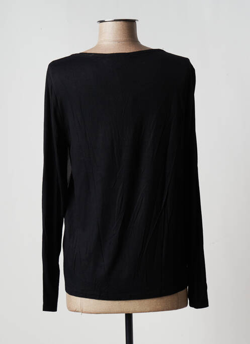 Polo noir MISSING JOHNNY pour femme