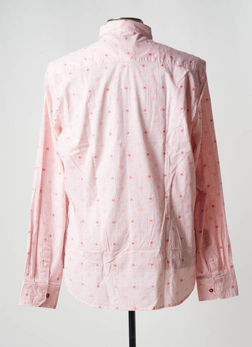 Chemise manches longues rouge N.Z.A NEW ZEALAND pour homme