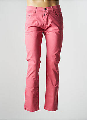 Pantalon droit rose LCDN pour femme