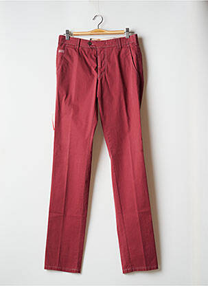 Pantalon droit stretch taille normale rouge MEYER homme