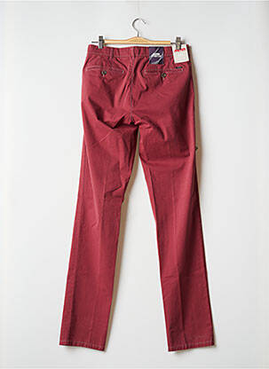 Pantalon droit stretch taille normale rouge MEYER homme